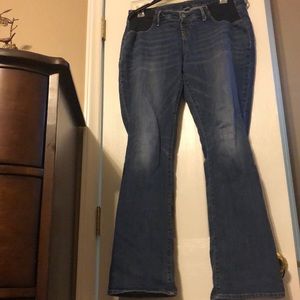 Old Navy Maternity Boot-Cut Side Panel Denim